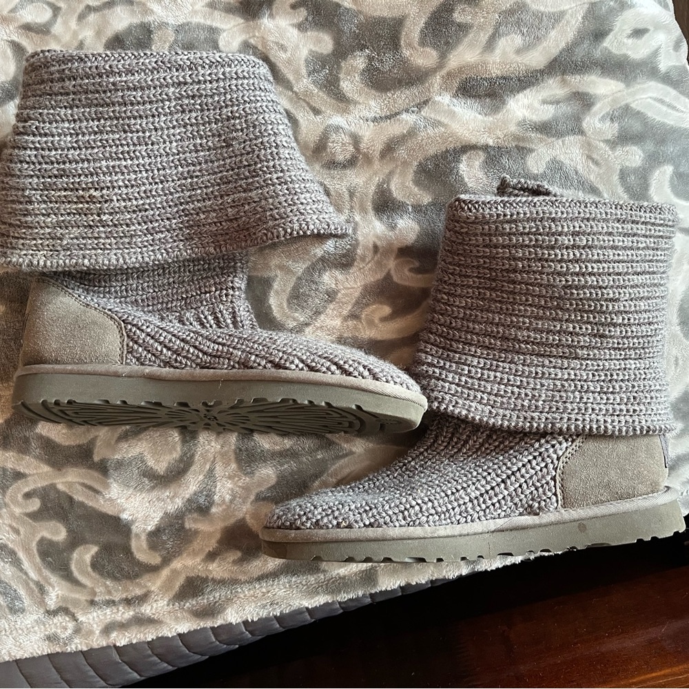 Uggs Sweater Button Up Boots